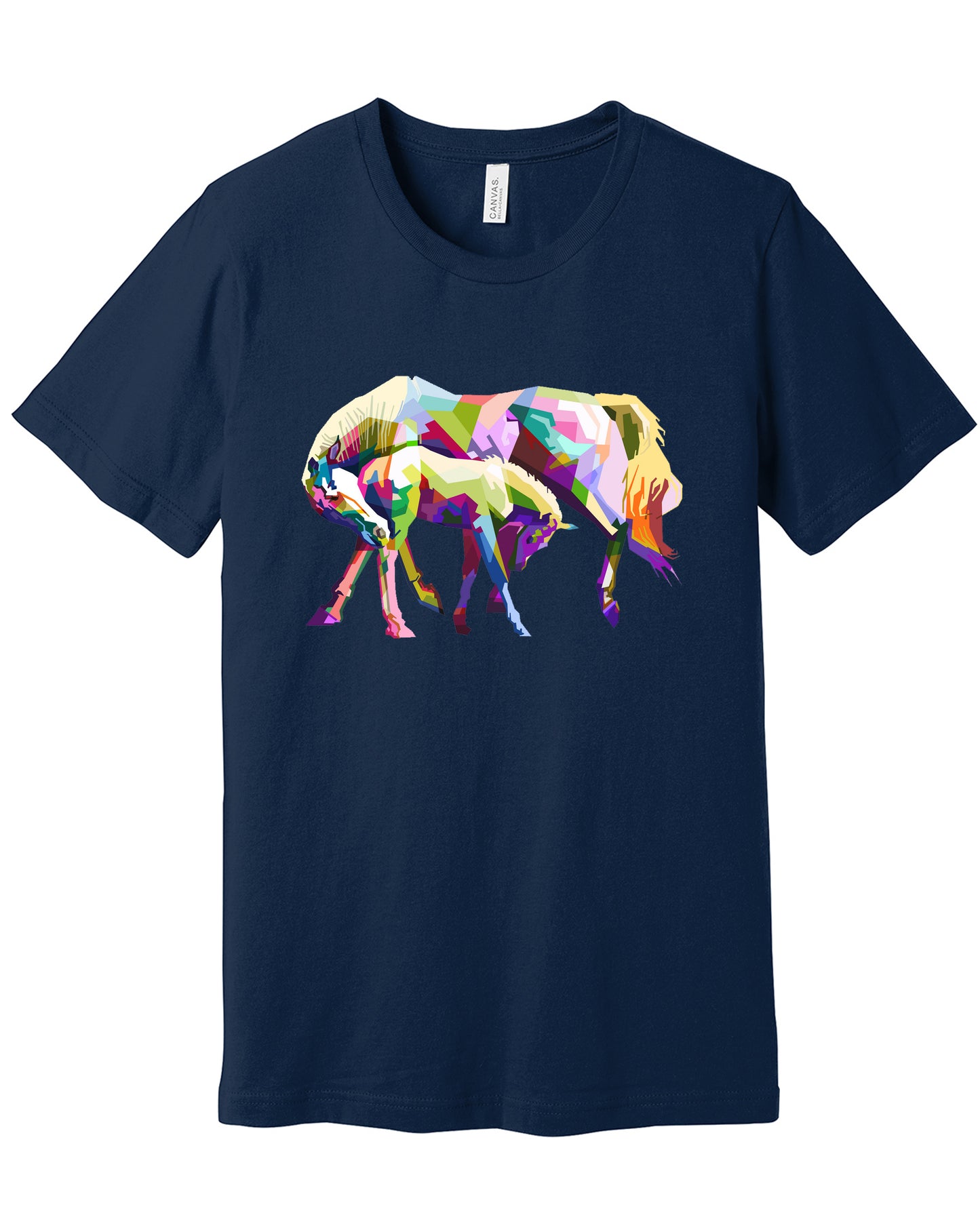 Abstract Horses